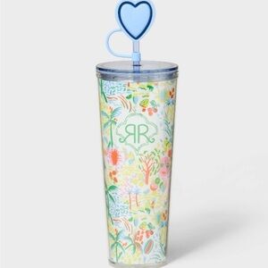 24 oz Vacation Tritan Hydration Tumbler White/Blue - Roller Rabbit x Target